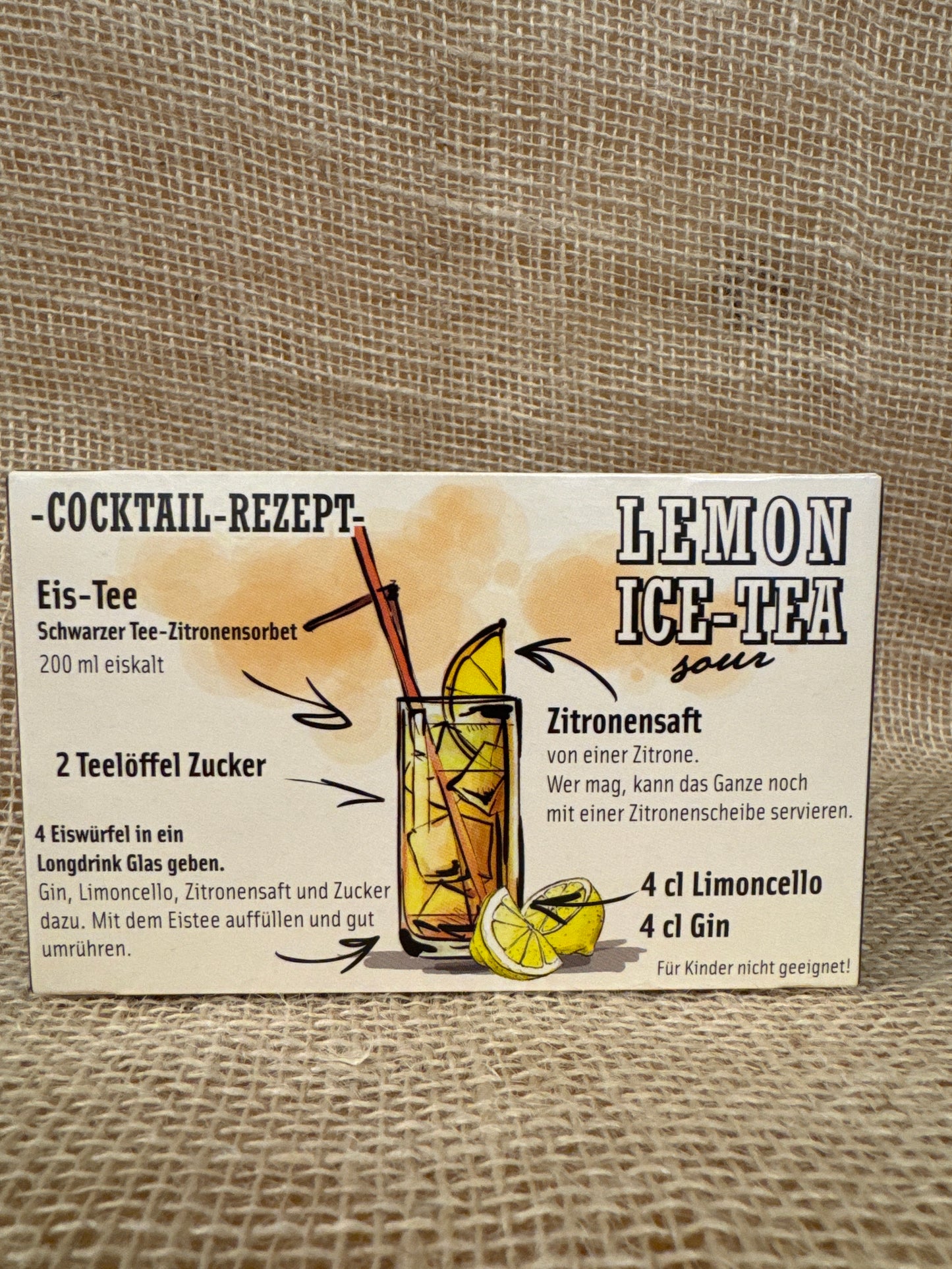 Goldmännchen, Eistee Zitronensorbet
