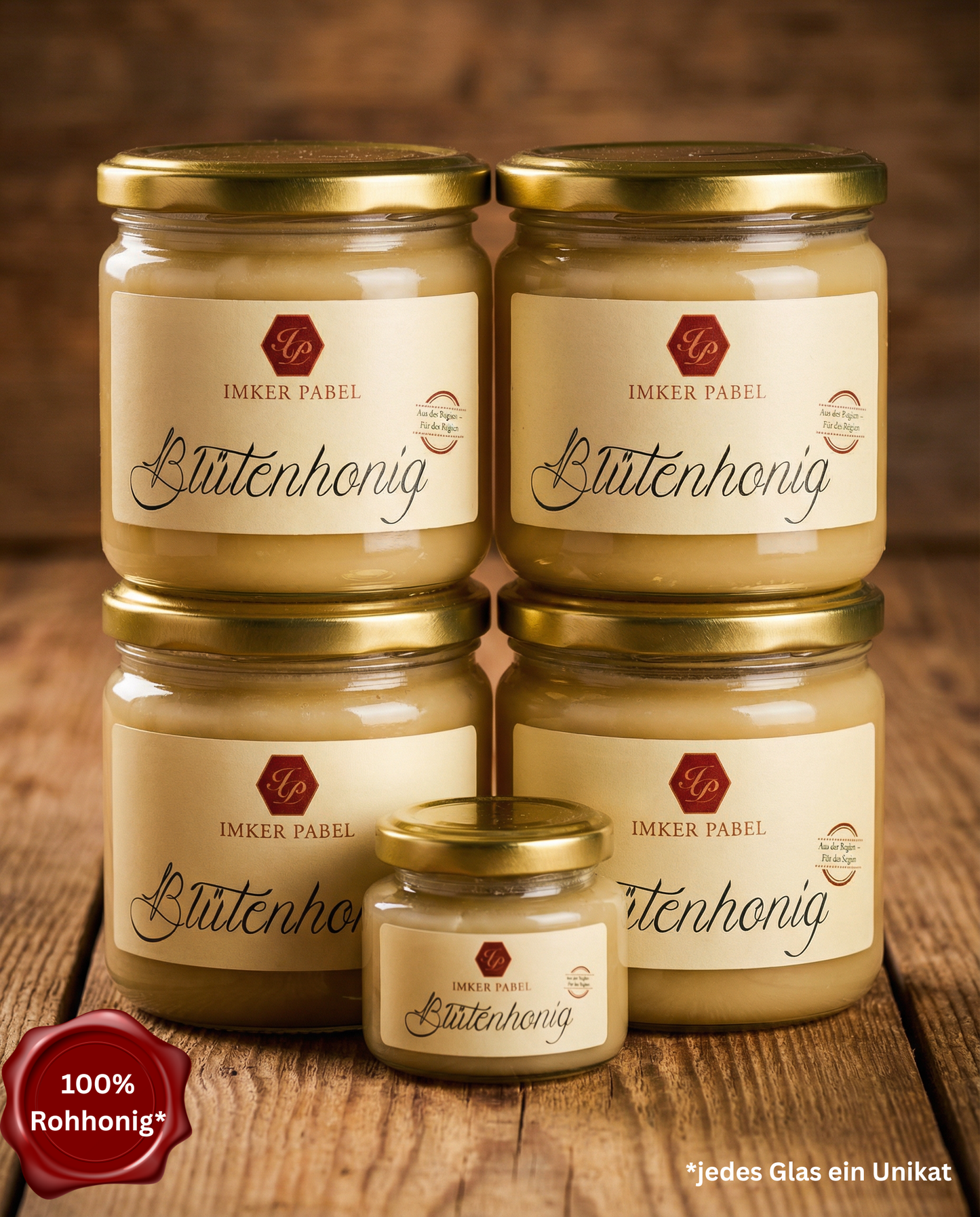 Vorrats-Paket: Blütenhonig (4x)