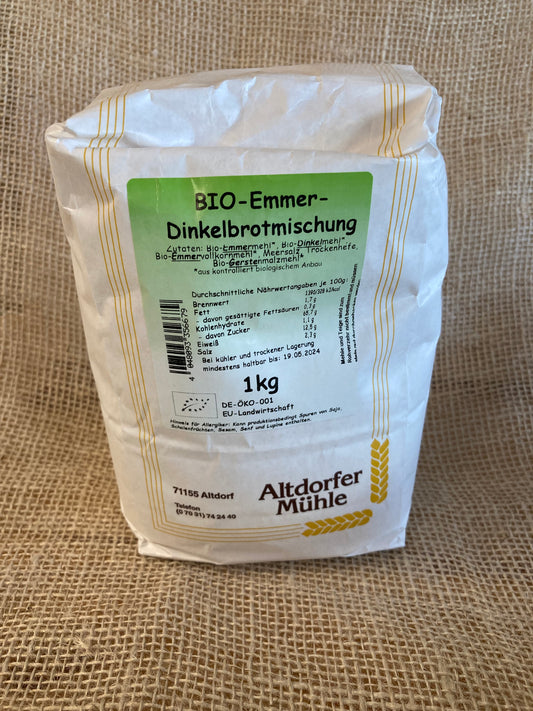 Altdorfer Mühle BIO Emmer Dinkelbrotmischung